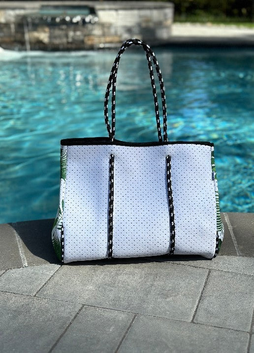 The Penny Palm Neoprene Tote